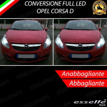 Conversione Fari Full LED 6000K bianco Opel Corsa D Conversione Fari Full LED 6000K bianco Opel Corsa D