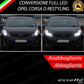 Conversione Fari Full LED 6000K bianco Opel Corsa D Conversione Fari Full LED 6000K bianco Opel Corsa D