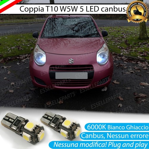 Luci posizione T10 W5W 5 LED Canbus Suzuki Alto VII