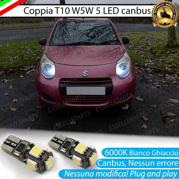 Luci posizione T10 W5W 5 LED Canbus Suzuki Alto VII