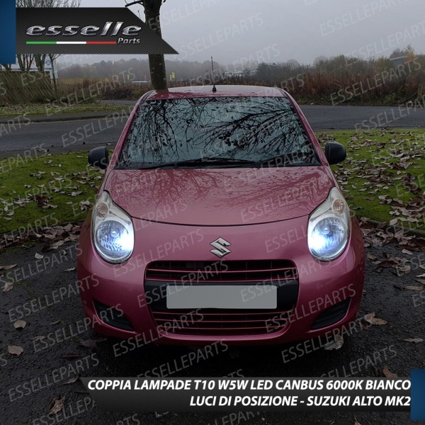 Luci posizione T10 W5W 5 LED Canbus Suzuki Alto VII