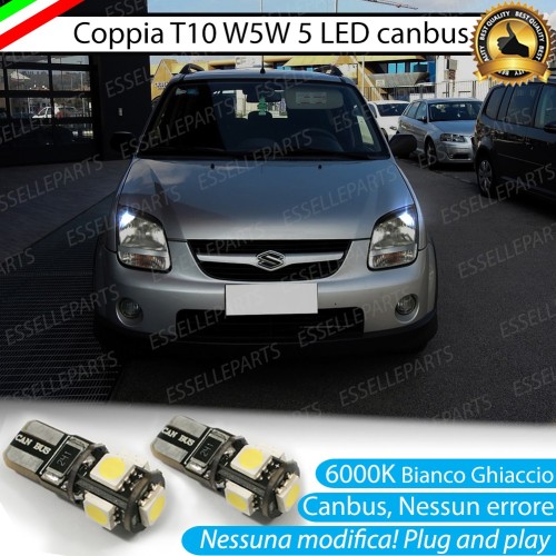Luci posizione T10 W5W 5 LED Canbus Suzuki Ignis II