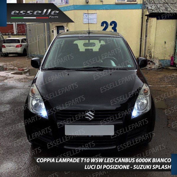 Lampade a LED H4 + T10 per SUZUKI SPLASH Luce Bianca