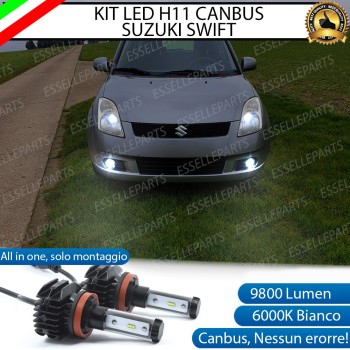 Kit Full LED H11 Fendinebbia 9800 LUMEN Suzuki Swift IV Kit Full LED H11 Fendinebbia 9800 LUMEN Suzuki Swift IV