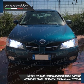 Conversione Fari Full LED 6000K bianco Nissan Almera MK2
