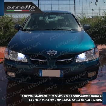 Conversione Fari Full LED 6000K bianco Nissan Almera MK2
