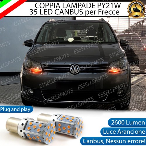 Coppia Frecce Anteriori PY21W 35 LED Canbus Volkswagen Touran V3