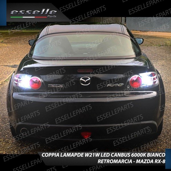 Luci Retromarcia Led Canbus MAZDA RX-8 6000K Luce Bianca No Error