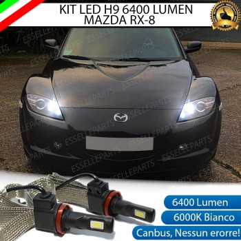Kit Full LED H9 6400 LUMEN Abbaglianti MAZDA RX-8