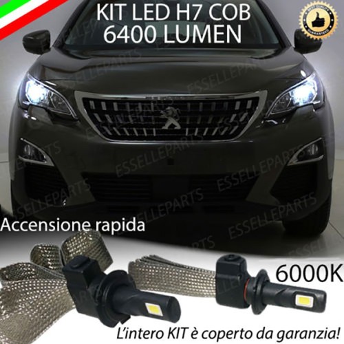 Kit Full LED H7 6400 LUMEN Anabbaglianti PEUGEOT 3008 II