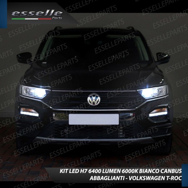 Conversione Fari Full LED 6000K bianco VW T-Roc Pre-Restyling