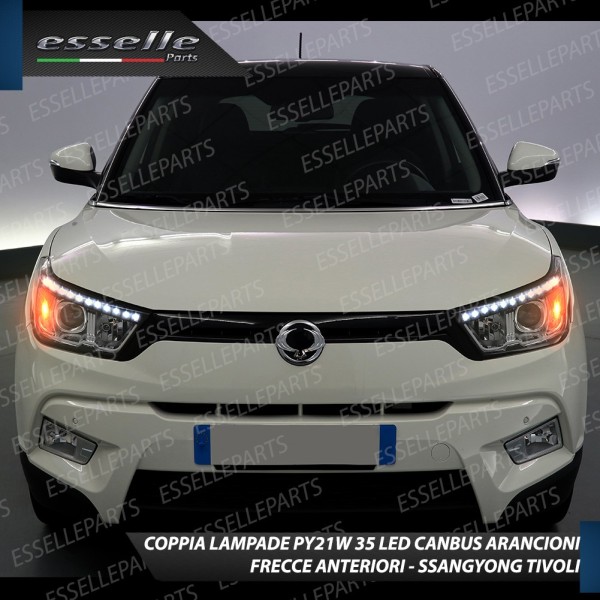 Coppia Frecce Anteriori PY21W 35 LED Canbus SSANGYONG TIVOLI
