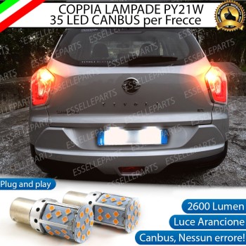 Coppia Frecce Posteriori PY21W 35 LED Canbus SSANGYONG TIVOLI