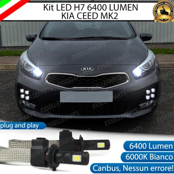 Kit Full LED H7 6400 LUMEN Abbaglianti KIA CEED II