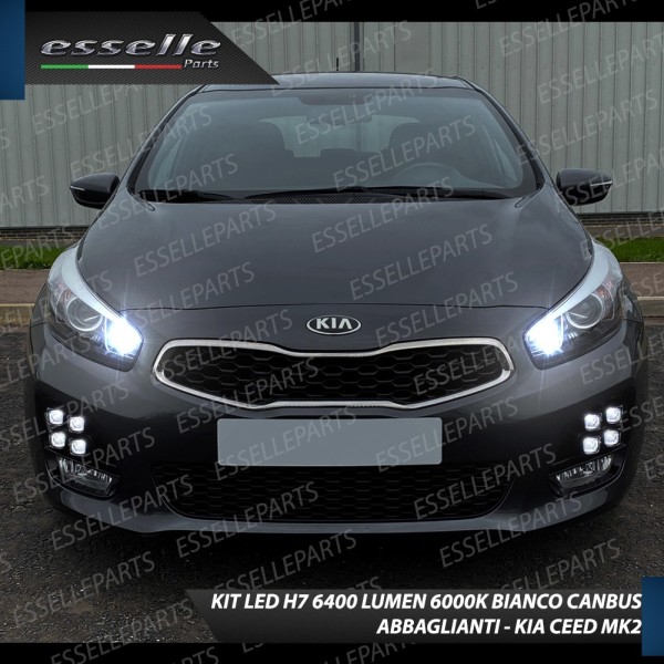 Kit Full LED H7 6400 LUMEN Abbaglianti KIA CEED II