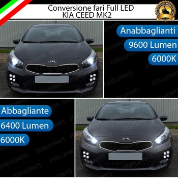 Conversione Fari Full LED 6000k canbus KIA CEED PRO CEED II