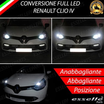 Conversione Fari Full LED 6000K bianco Renault Clio 4