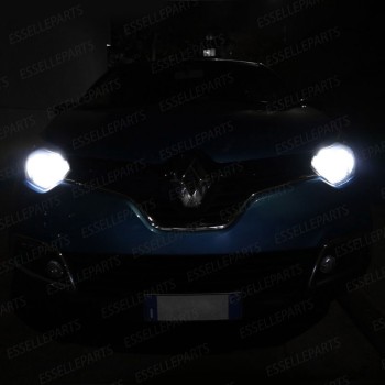 Conversione Fari Full LED 6400LM + 330LM Renault Captur Restyling 6000K Bianco Canbus