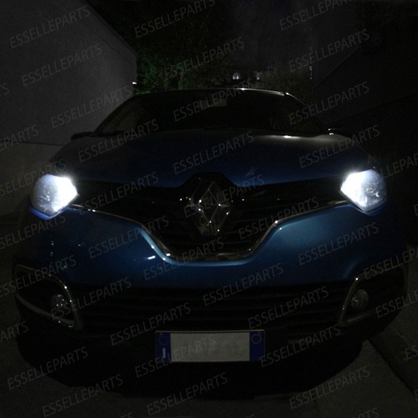 Conversione Fari Full LED 6400LM + 330LM Renault Captur Restyling 6000K Bianco Canbus