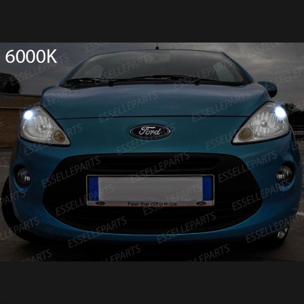 Coppia Luci Posizione 5 LED Per Ford Ka MK2 Canbus 6000K Bianco Ghiaccio