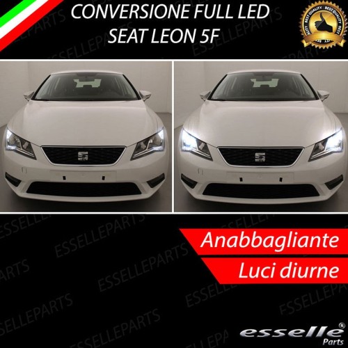 Conversione Fari Full LED 6000K bianco Seat Leon 3 5F Pre-Restyling