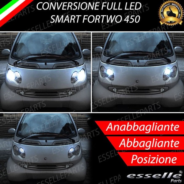 Conversione Fari Full LED SMART FORTWO 450