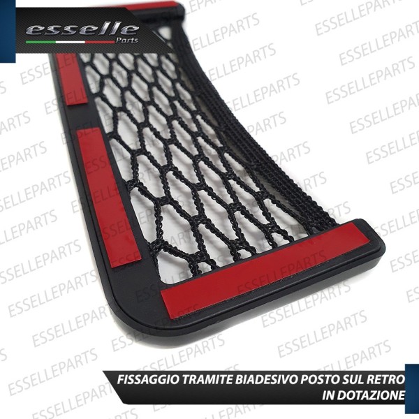 Tasca Portaoggetti adesiva con rete per interni Auto - LARGE