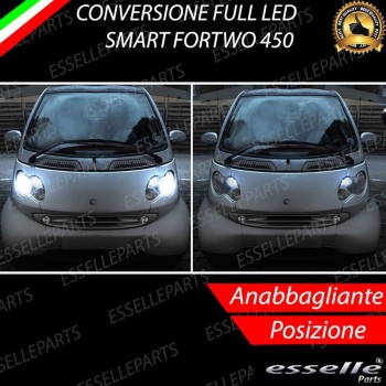 Conversione a Led 6000K Canbus per Smart Fortwo 450