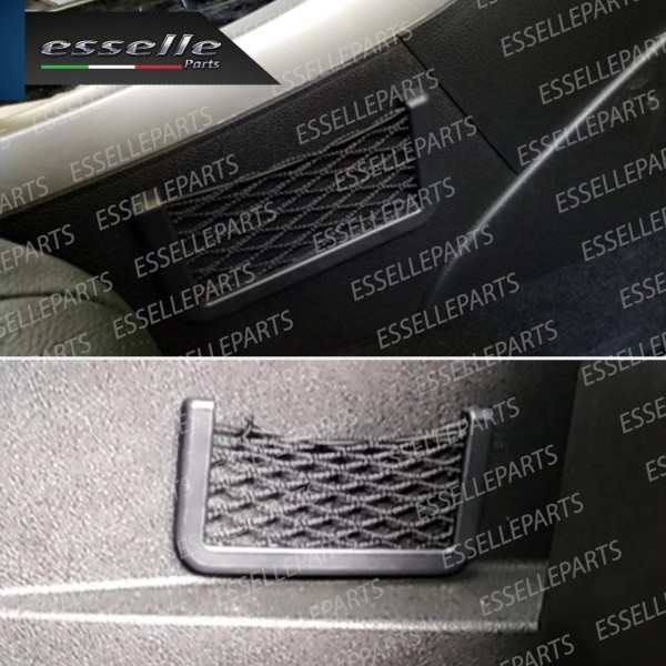 Tasca Portaoggetti adesiva con rete per interni Auto - SMALL