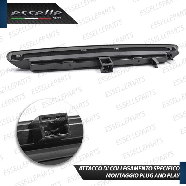 Terzo Stop Posteriore Completo a LED Con Vetro Nero Fumè