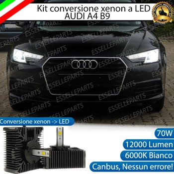 KIT LED D5S CONVERSIONE DA BIXENO A LED 12000 LUMEN 6000K AUDI A4 B9