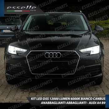 KIT LED D5S CONVERSIONE DA BIXENO A LED 12000 LUMEN 6000K AUDI A4 B9
