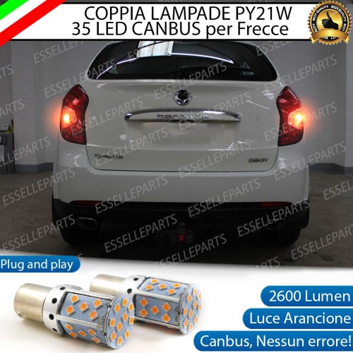 Coppia Frecce Posteriori PY21W 35 LED Canbus SSangYong Korando III