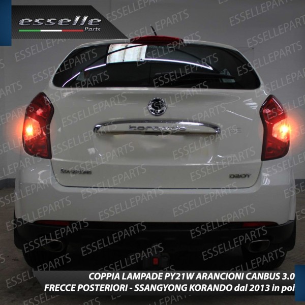 Coppia Frecce Posteriori PY21W 35 LED Canbus SSangYong Korando III
