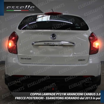 Coppia Frecce Posteriori PY21W 35 LED Canbus SSangYong Korando III