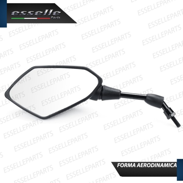 Coppia Specchietti Retrovisori Carbon Look Universali per moto,motorini,scooter