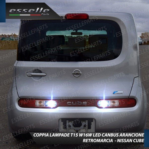 Luci Retromarcia Led Canbus NISSAN CUBE Luce Bianca No Error
