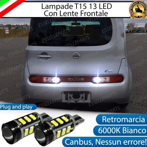 Luci Retromarcia Led Canbus NISSAN CUBE Luce Bianca No Error