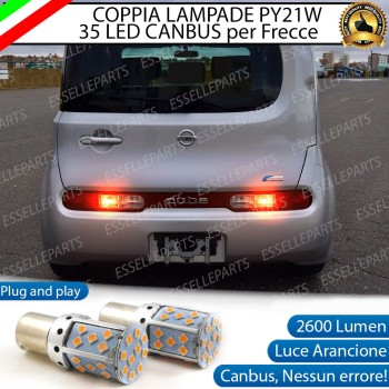Coppia Frecce Posteriori PY21W 35 LED Canbus NISSAN Cube