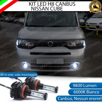 Kit Full Led 6000k canbus NISSAN CUBE H8 Fendinebbia No Error