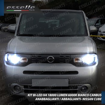 Lampade a LED H4 + T10 per NISSAN CUBE Luce Bianca No Error