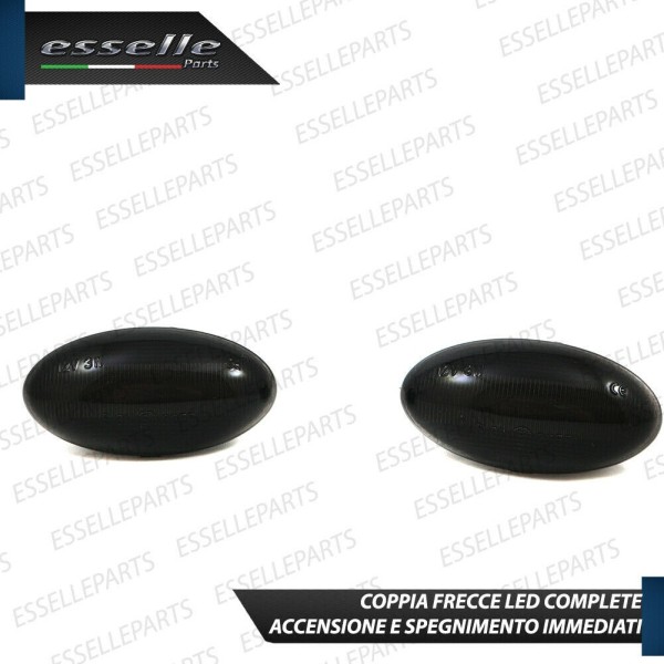 PLACCHETTE LATERALI NERE A 18 LED PER FRECCE SPECIFICHE PER CITROEN C4