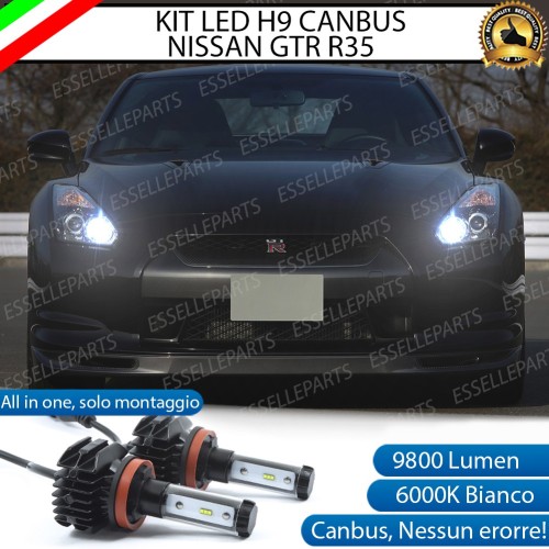 Kit Full Led 6000k H11 canbus NISSAN GT-R Abbaglianti No Error