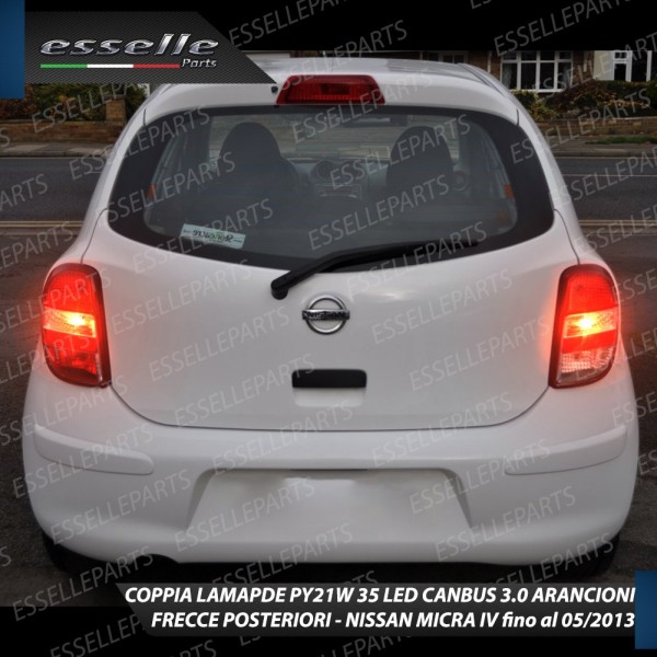 Coppia Frecce Posteriori PY21W 35 LED Canbus NISSAN MICRA IV