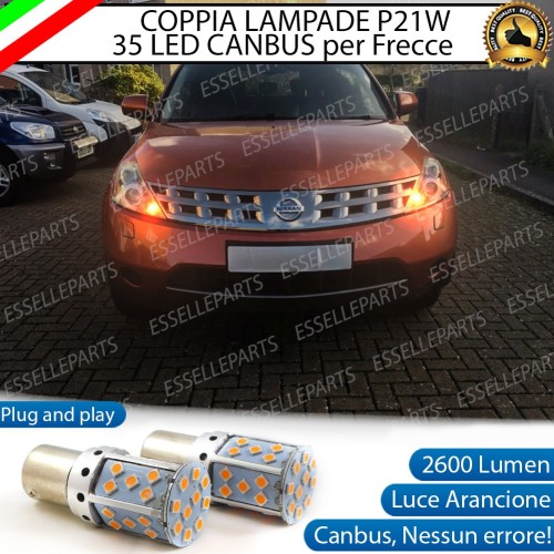 Lampade Anteriori P21W BA15S 35 LED Canbus NISSAN MURANO I