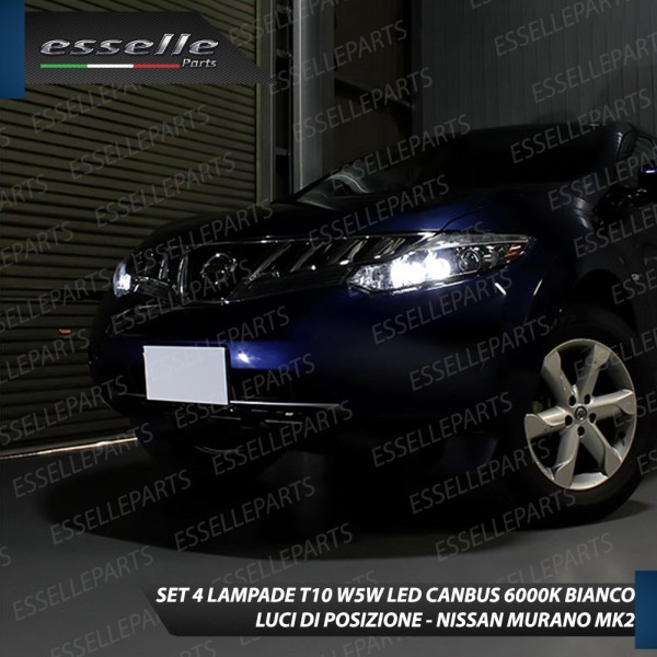 Luci posizione T10 W5W 6 LED Canbus Nissan Murano II