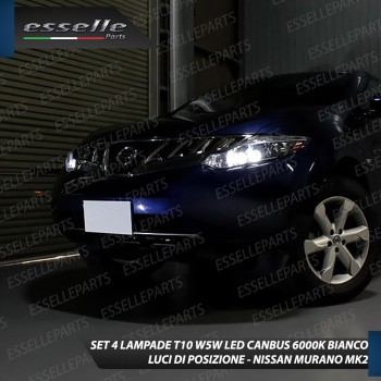 Luci posizione T10 W5W 6 LED Canbus Nissan Murano II