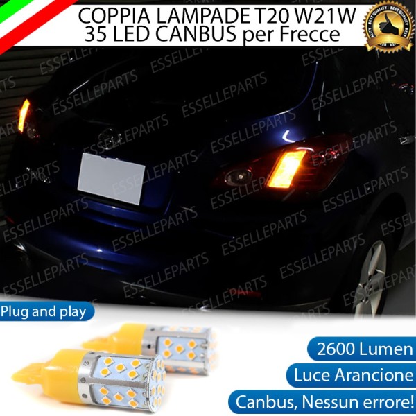 Coppia Frecce Posteriori T20 W21W 35 LED Canbus NISSAN MURANO II