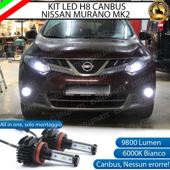 Kit Full LED H8 coppia lampade FENDINEBBIA NISSAN MURANO II