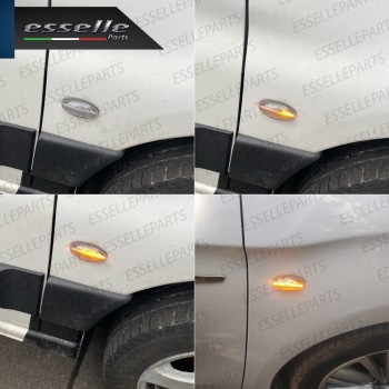 Placchette Dinamiche Laterali a led per frecce specifiche NISSAN QASHQAI J10 RESTYLING